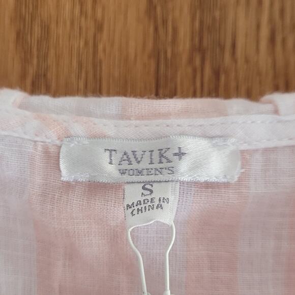 NWT Tavik Pink Hooded Drawstring Cotton Romper S Beach Lounge ResortWear Coastal - Picture 7 of 12